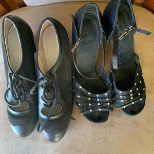 2 PAIRS OF BALLROOM SHOES FOR WOMEN